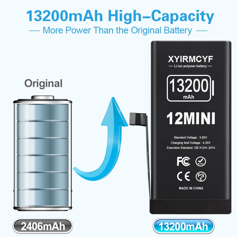 Amazon.com: XYIRMCYF 13200mAh Super Capacity Battery Compatible Amazon.com: XYIRMCYF 13200mAh Super Capacity Battery Compatible